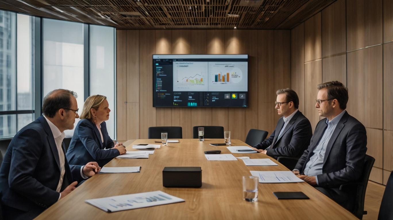 Finanzexperten bei der Arbeit